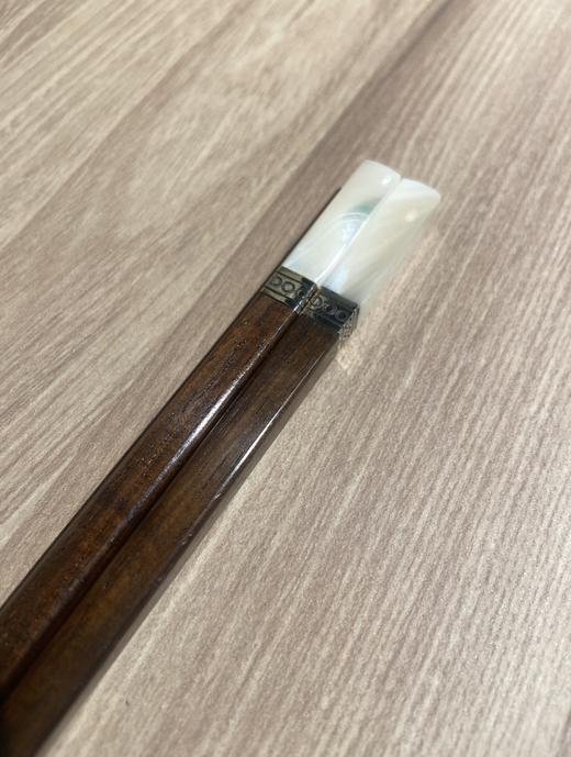 博礼筷子 进口材质红檀木/酸枝木筷子10双装红檀木毛笔头筷十双装-YHD 商品图12