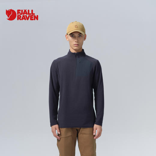 北极狐 男士套头抓绒衣 2024秋冬新款半高领户外休闲衣 04222175 商品图0