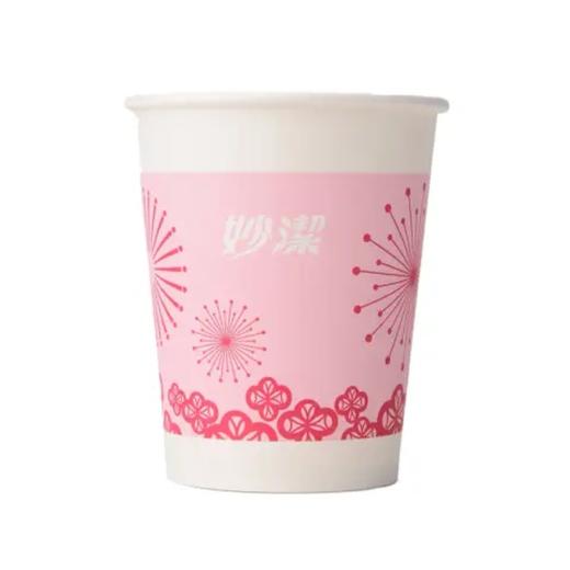 妙洁一次性纸杯40只装210ml家用环保加厚防烫 商品图2