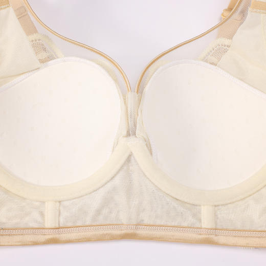 都市丽人内衣聚拢升杯常规文胸蕾丝超薄文胸3/4杯三排扣软钢圈YBT2C7 商品图8