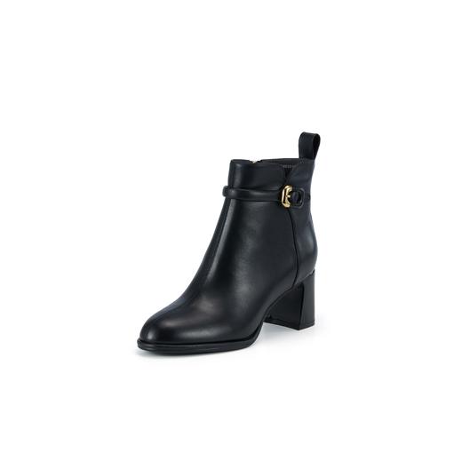 西村名物2023年冬季新款小尖头粗跟切尔西靴X23DS46551 商品图3