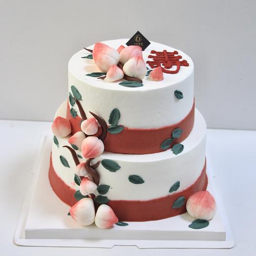 【仙桃祝寿蛋糕】 商品图1