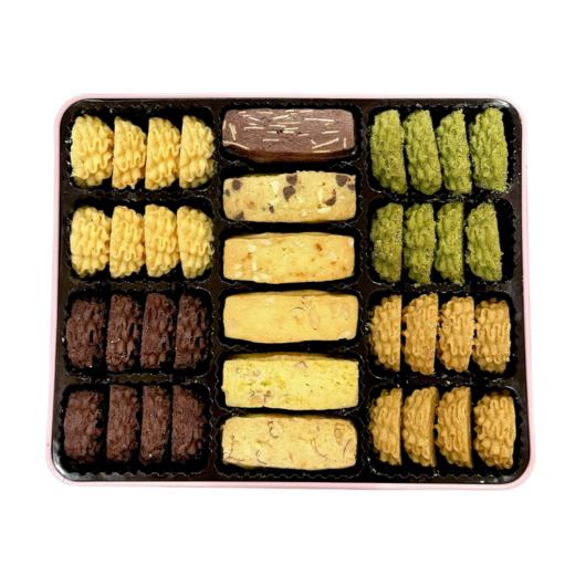 【4月7日开始陆续发货】【紫薇甄选混合曲奇】505g 体面好礼｜酥松绵密四色小花 x 口感丰富六味果仁 家庭分享/送礼精品/ 茗茶伴侣-配精美手提袋 商品图1