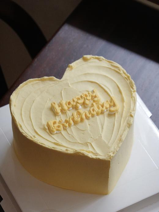 「心形糕·奶黄色」纪念日·100%动物奶油（附图6寸·提前24小时预订） 商品图2