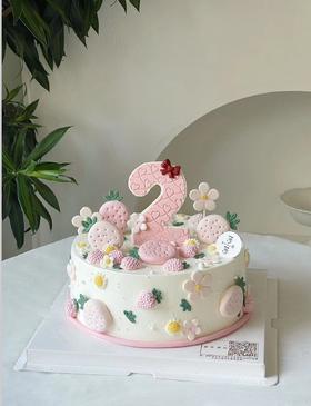 草莓蛋糕（下单现做，根据排单3-4小时左右）