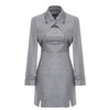 玛克门店发货：通勤风烟灰色外搭连衣裙MC88DR557A50 商品缩略图2
