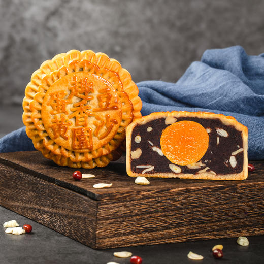 趣香园蛋黄豆沙月饼 中秋员工团购送礼 心系团圆 商品图2