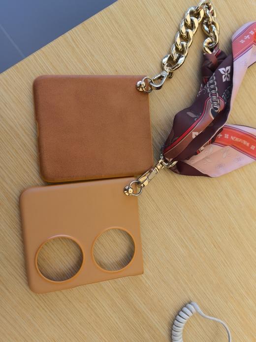 :华为 Pocket2 丝巾皮革保护壳 商品图0