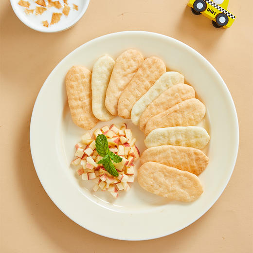 爷爷的农场稻鸭香米饼*2盒/牛乳棒棒饼干*2盒 商品图0