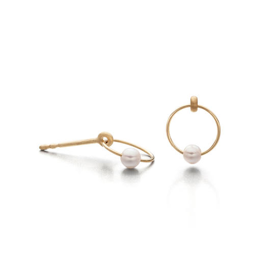 北京仓｜Eva Strepp-ohrstecker-mini珍珠 金色 耳环［德国设计师］ 商品图0