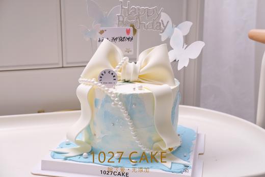 1027CAKE | 翻糖蝴蝶结   蓝白色 仙女风 商品图1