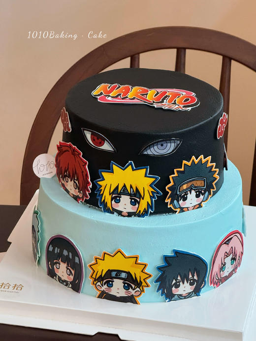 「火影忍者」巧克力糯米糖纸·订制照片·100%动物奶油（附图6+8寸·提前48小时预订） 商品图6