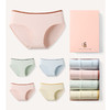 芬腾中腰内裤【4条盒装】全棉纯色女士透气日系短裤纯棉三角裤头 商品缩略图0