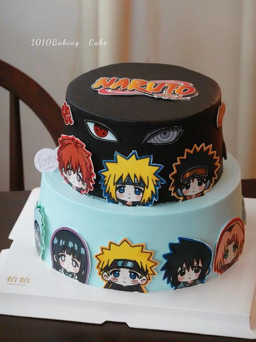 「火影忍者」巧克力糯米糖纸·订制照片·100%动物奶油（附图6+8寸·提前48小时预订） 商品图4