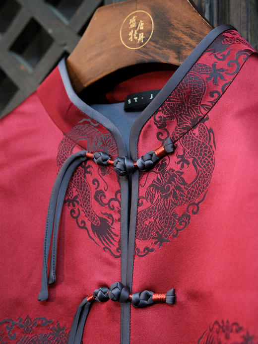 瑕疵|盛唐婧 |福禄新中式国风库缎外套 [特价品](特殊商品不退不换) 商品图3