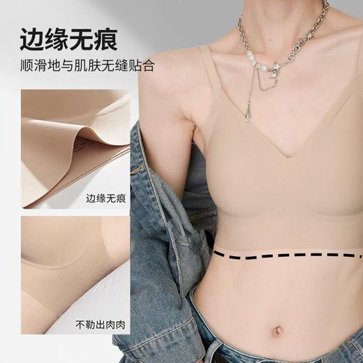 内衣消失术！99.99%隐形内衣！衣服再薄，我也不透。薄款隐形无痕女士内衣  聚拢显瘦 女 宽带/细带 H243050158 商品图4