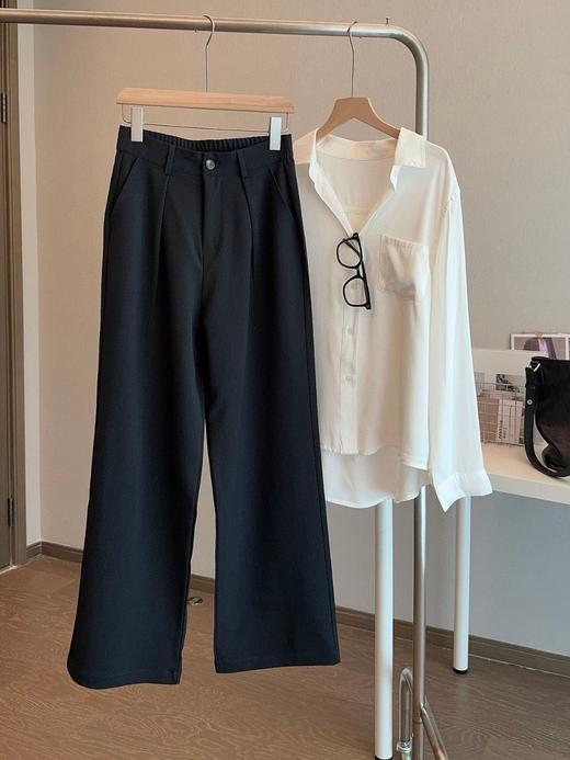 清仓库不退换 好版型，春秋有厚度的垂感西装拖地裤&窄版西装裤 商品图6