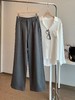 清仓库不退换 好版型，春秋有厚度的垂感西装拖地裤&窄版西装裤 商品缩略图7