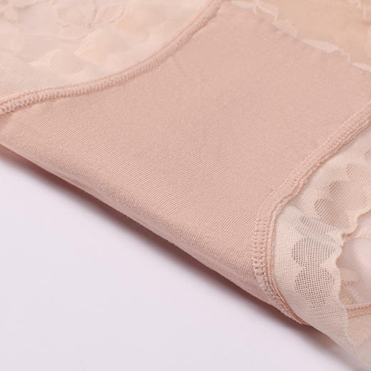 都市丽人内裤蕾丝网布平角裤蕾丝女士内裤LKT5N2 商品图8