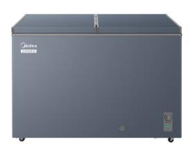 美的（Midea） （202828）双温展示柜家用商用囤货冰柜 大容量冷柜 蝶形推拉玻璃双门冷藏冷冻卧式冰箱BCD-276VMA