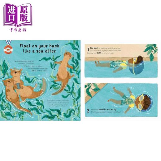 【中商原版】动物游泳学校 Animal Swim School 英文原版 儿童绘本 动物图画故事书 进口图书 商品图2
