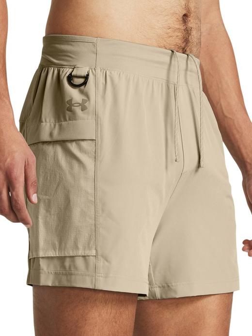 安德玛UA男子裤子跑步训练运动梭织反光越野5英寸短裤1383236-289 商品图1