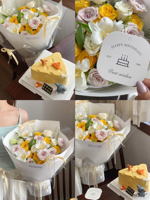 「谁动了我的奶酪？！」Tom&Jerry猫和老鼠·芝士造型·100%动物奶油（提前8小时预订） 商品图8