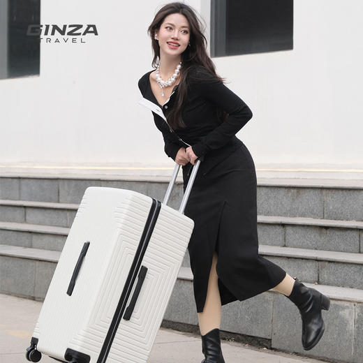 银座大容量加厚加深箱体拉链箱出国必备6876L系列 商品图2