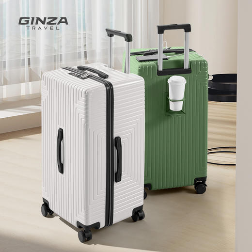 银座大容量加厚加深箱体拉链箱出国必备6876L系列 商品图7