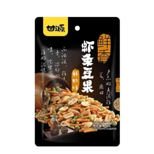 甘源虾条豆果鲜虾味18g休闲零食小吃美味可口 商品图3
