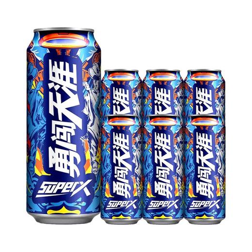 6连包 雪花啤酒勇闯天涯超级超级superX 8度500ml*6罐 商品图1