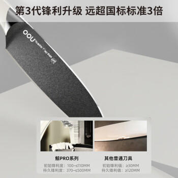 OOU 鲸升级pro刀具套装 全套德国钢材 家用厨具切菜刀 烘干抗菌 7件套 商品图0
