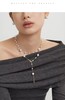 Oflye潮流饰品 满天星珍珠项链女小众设计感气质颈链时尚长款毛衣链秋冬 商品缩略图4