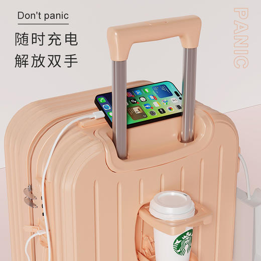 马卡龙配色！高颜值行李箱！蒂芙卡妮 多功能旅行拉链箱行李箱/子母箱 大容量 轻音万向轮 多尺寸可选 高颜值 商品图9