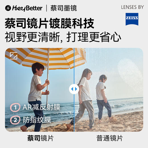 HeyBetter蔡司墨镜，亲子护眼墨镜男女宝防晒紫外线 商品图3