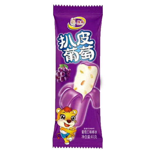 娃宝 扒皮葡萄65g/支香蕉口味 棒冰冰淇淋雪糕冰糕批发 商品图0