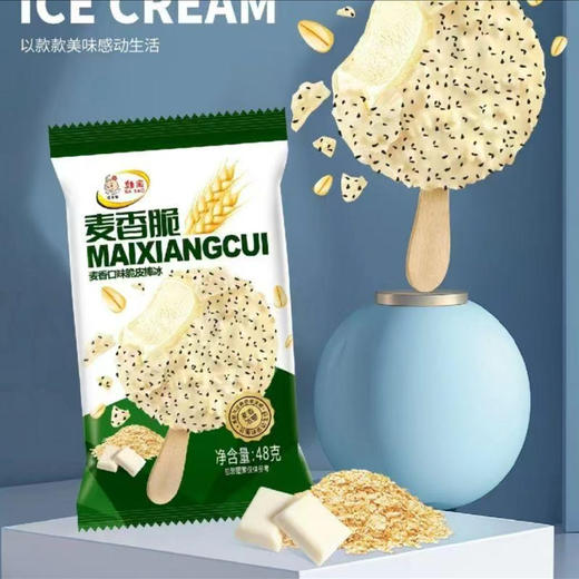 娃宝 麦香脆麦香口味48g/支 棒冰冰淇淋冰糕批发 商品图0