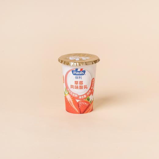 保利草莓风味酸乳 90g 商品图0