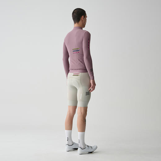 MAAP 男士 Evade X Thermal LS Jersey 2.0 葡萄紫 加绒长袖骑行服 商品图1