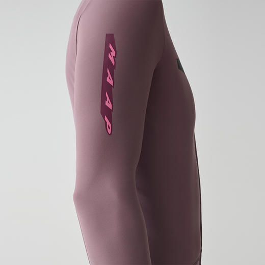 MAAP 男士 Evade X Thermal LS Jersey 2.0 葡萄紫 加绒长袖骑行服 商品图2