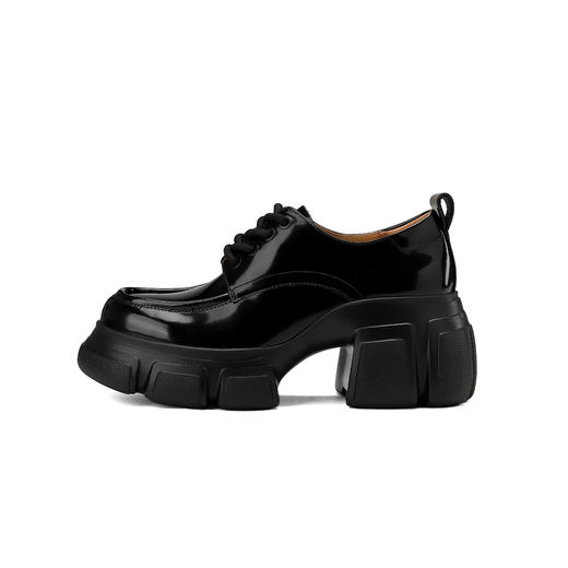 西村名物2024年秋季新款舒适厚底轻便百搭乐福鞋X24CM38601 商品图1