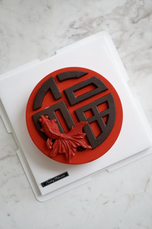 法式慕斯蛋糕 | 草莓香草 - 福至锦鲤 商品图1