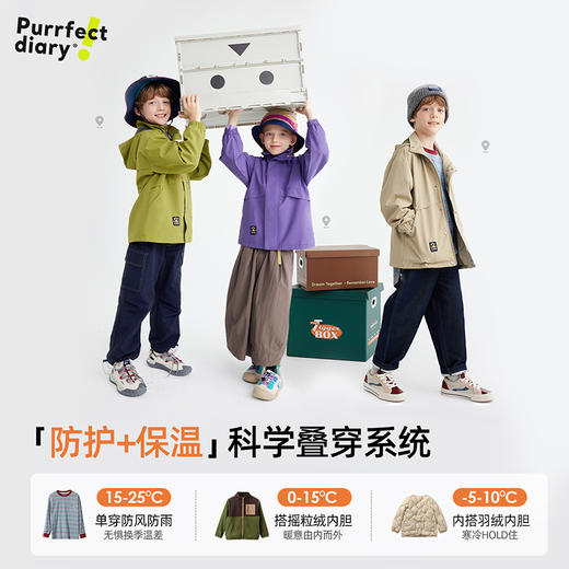 fx-【【空气壳】周末搭子】儿童户外夹克外套 PQWT2411 商品图1