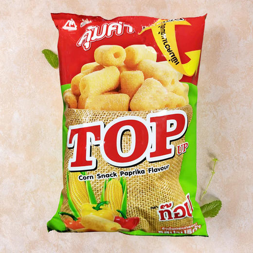 泰国进口华云牌香酥玉米米果（辣味/牛奶味）80g/袋 商品图2