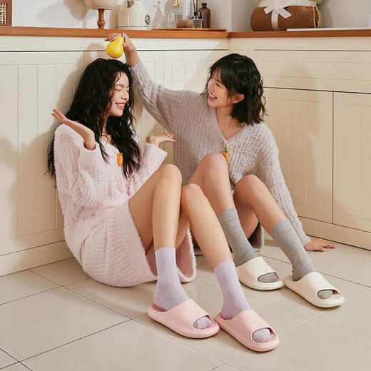 朴西游记春夏凉拖鞋厚底防臭室内外家居防滑洗澡软底情侣浴室简约 商品图4