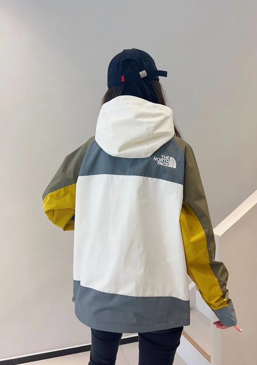 清仓库不退换  限定拼色 THE NORTH FACE北面基础冲锋衣 连帽登山夹克 防水防尘... 商品图5