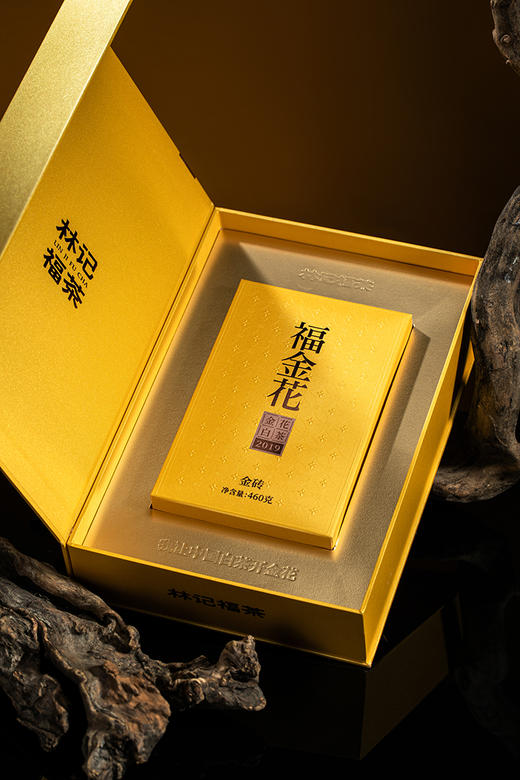 福金花·紧压金花白茶2019·金砖460g 商品图2