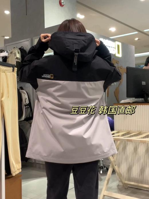 清仓库不退换 国家地理AUGUSTINE男女同款轻户外舒适防风防水拼色冲锋衣 韩国订单 商品图8