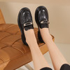 西村名物2024年秋季新款舒适平底百搭轻便乐福鞋T24CM38381 商品缩略图4