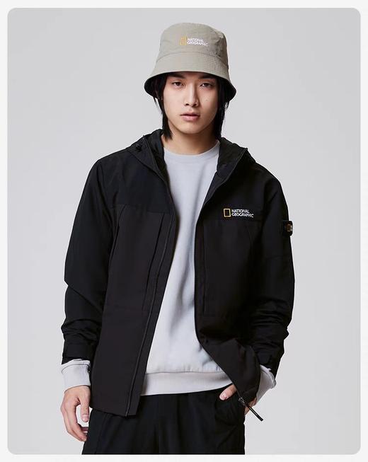 清仓库不退换 国家地理AUGUSTINE男女同款轻户外舒适防风防水拼色冲锋衣 韩国订单 商品图0